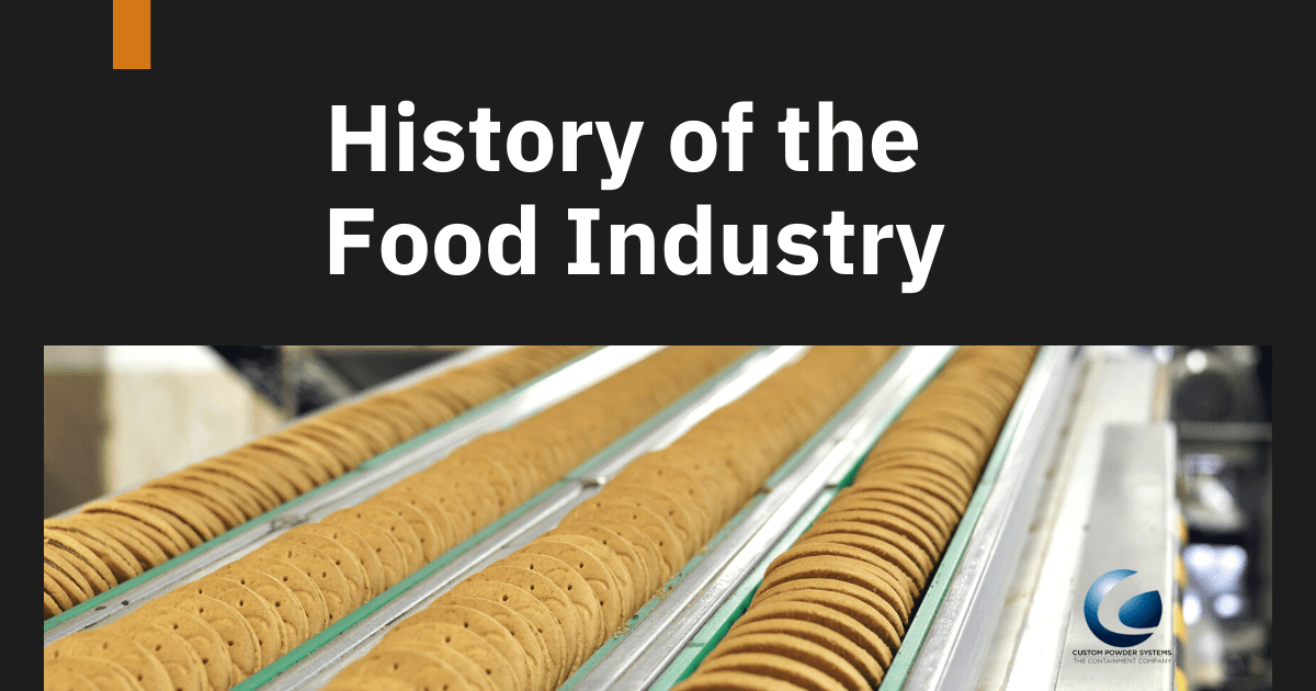 History of the Food Industry Custom Powder Systems